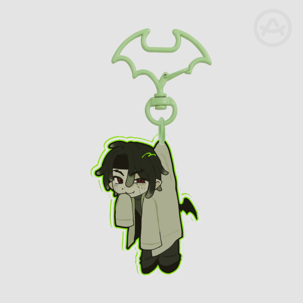 QSMP YOUNGMULTI Clear Acrylic Keychain