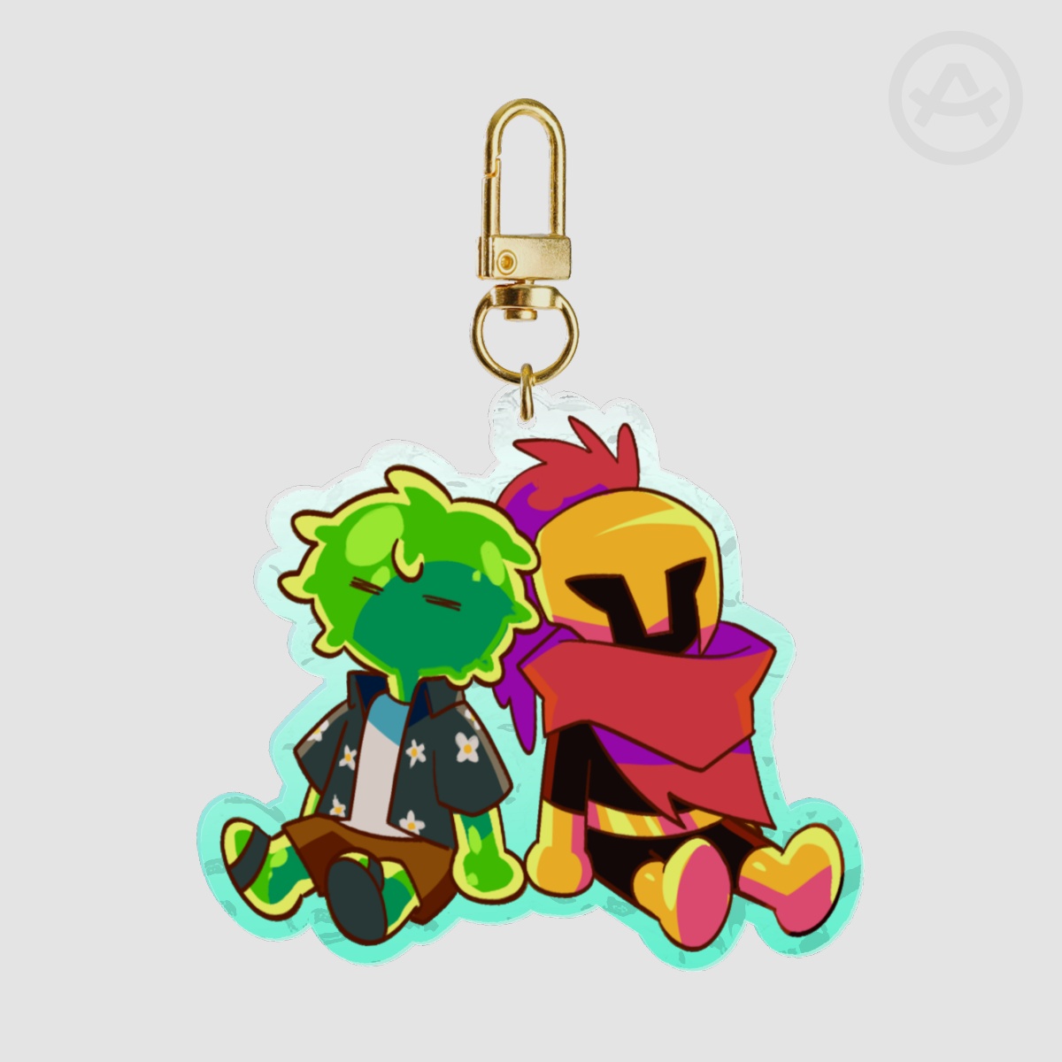 007n7 Colored Edge Acrylic Keychain by Clownboo - ACGGOODS