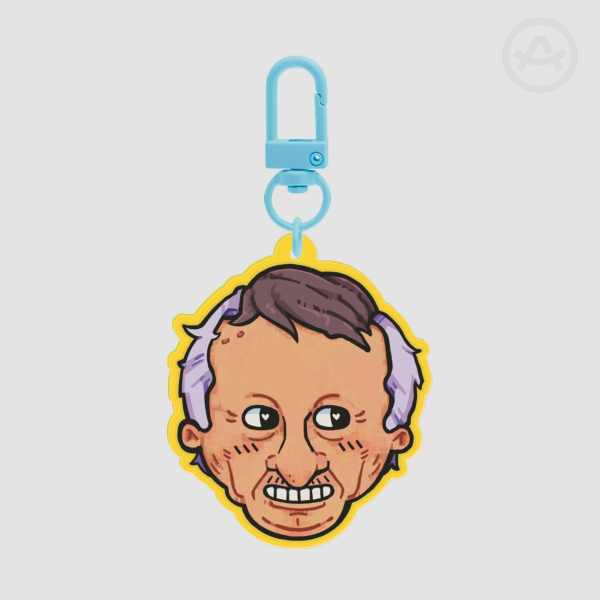 Mr Boss Smiling Friends Acrylic Keychain