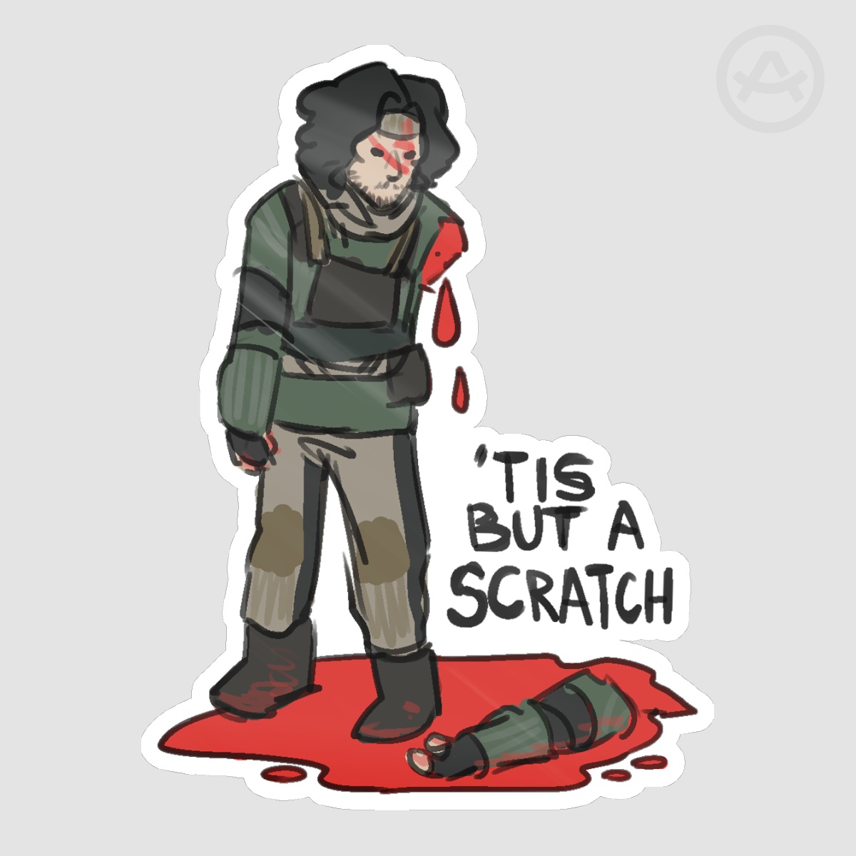 Scratch Meme Sticker