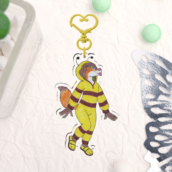 Bee Ash Keychains