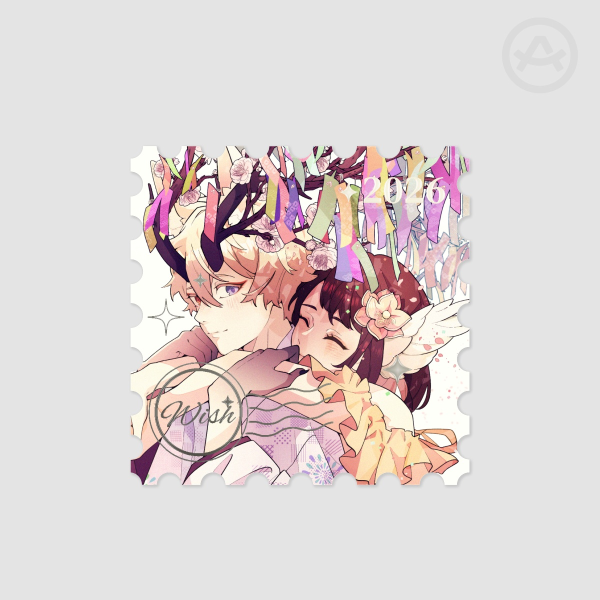 SHELTER Wish Stamp Sticker