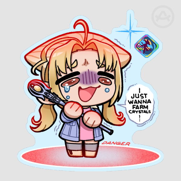 [ DDFF ] Krile in Danger Sticker