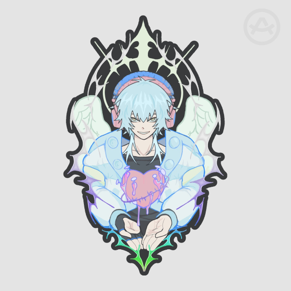 DMMD |  Dramatical murder Aoba | holo Foil  sticker