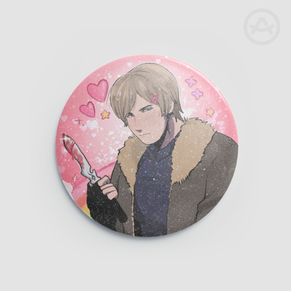 Cute Leon Badge