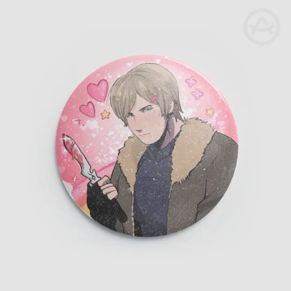Cute Leon Badge