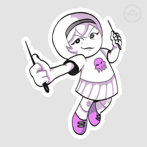 Homestuck Rose Lalonde Die Cut Sticker