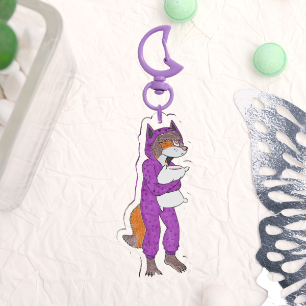 Sleepy Ash Keychains