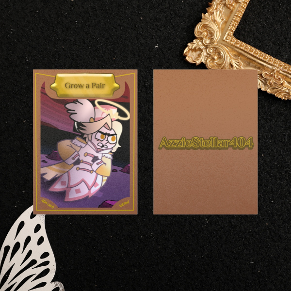 Abel's "Grow a Pair" Pearl Paper Photocard