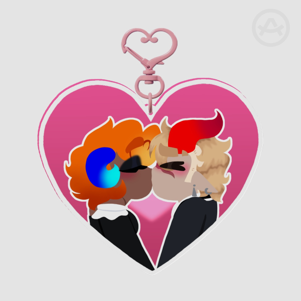 Performer's Boyguard Kiss Keychain
