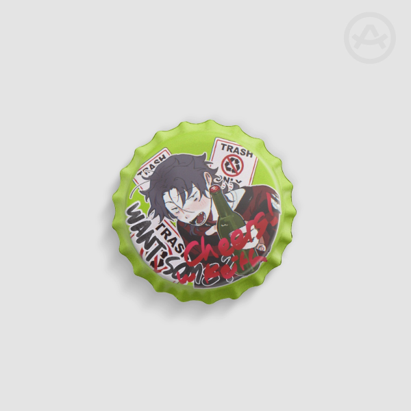 OC Keith Bottle Cap Badges