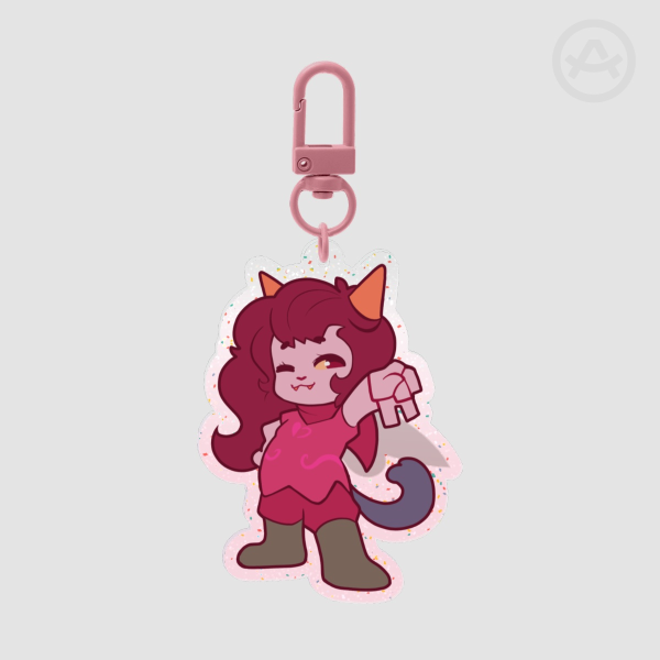 Meulin Colored Edge Acrylic Keychains