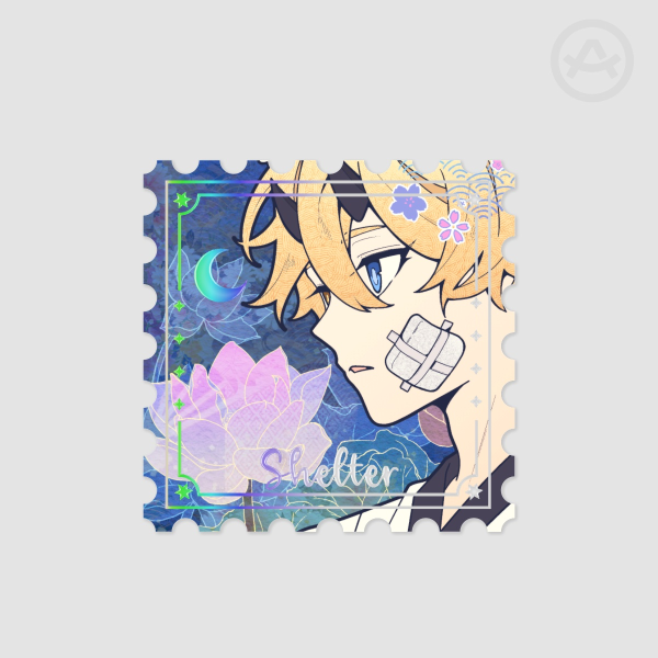 Ruka Stamp Sticker -Silver