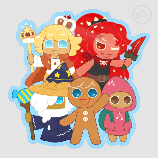 Gingerbrave and Friends Stickers