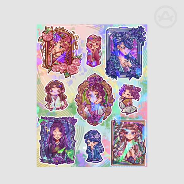 TAD concubine sticker sheet