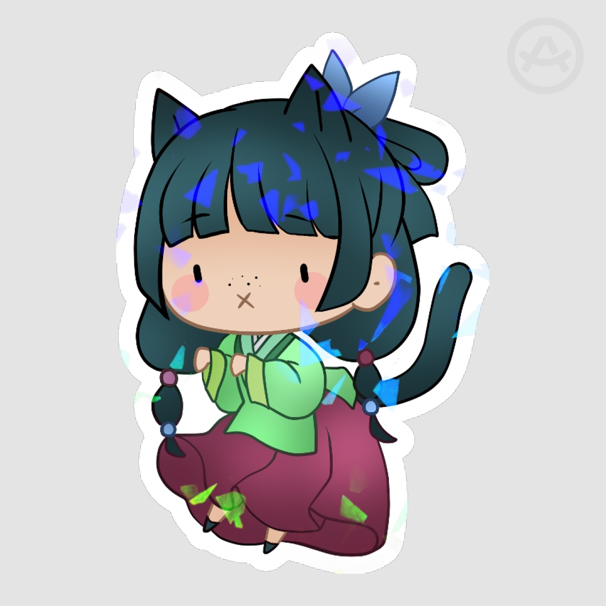Maomao Die Cut Stickers
