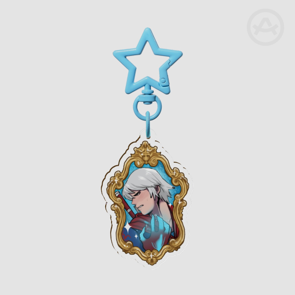 Nero Two Sided Keychain