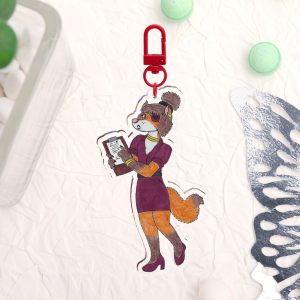 Secretary Ash Keychains