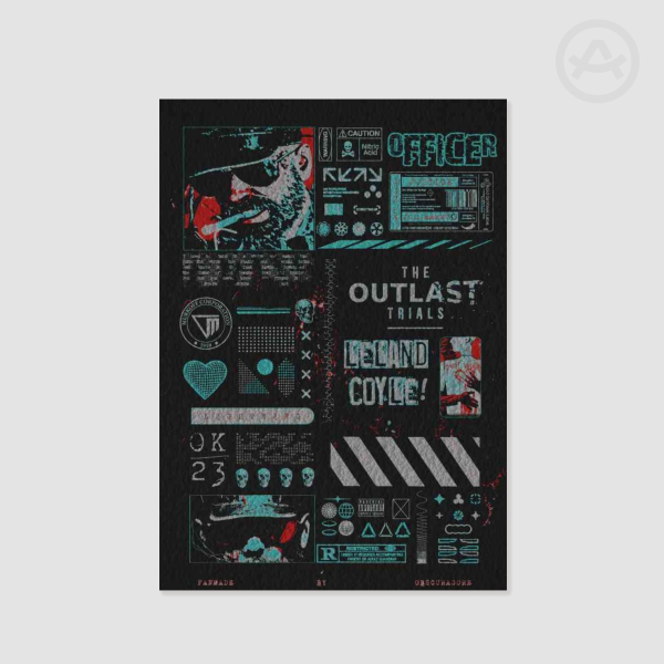 LELAND COYLE OUTLAST TRIALS POSTER