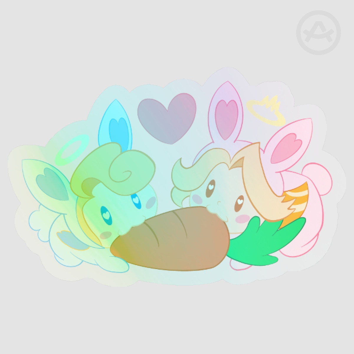 Holygates Easter Time Rainbow Sticker
