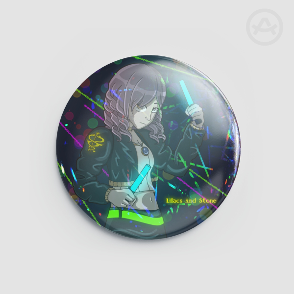 Party Daniella Button Pin