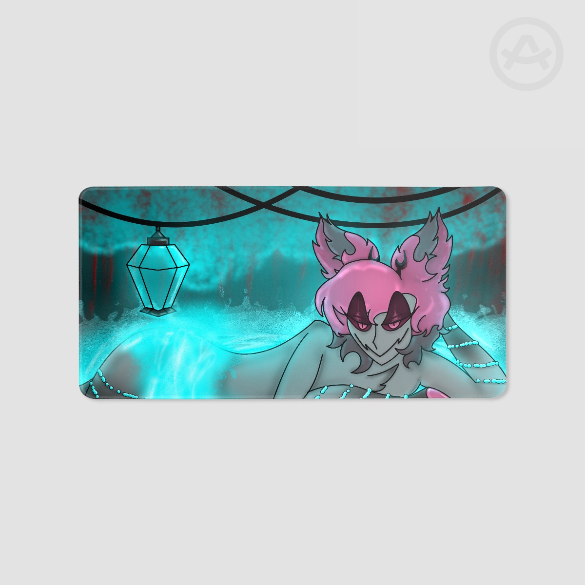 Water nymph alastor large mousepad 