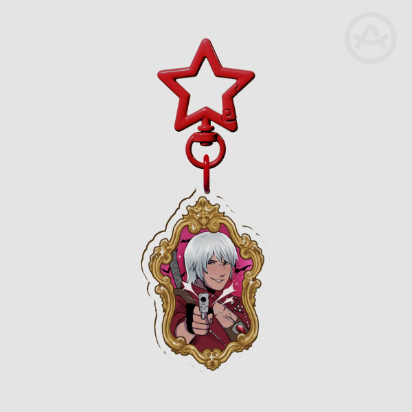 Dante Two Sided Keychain