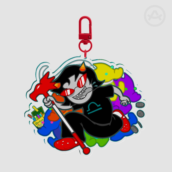 Terezi Pyrope Keychain