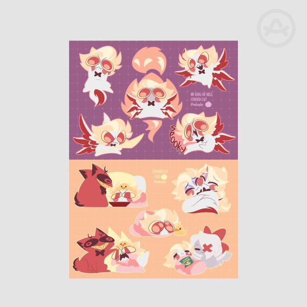 Lulu Set Stickers Sheet