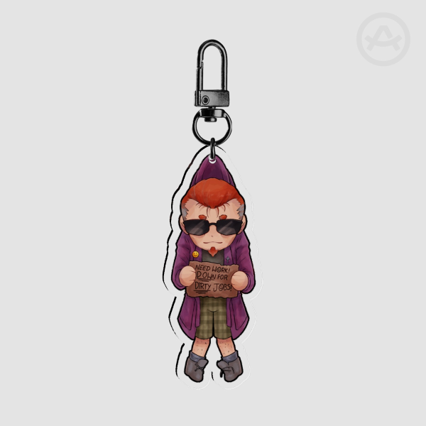 Postal 4 Dude Keychain