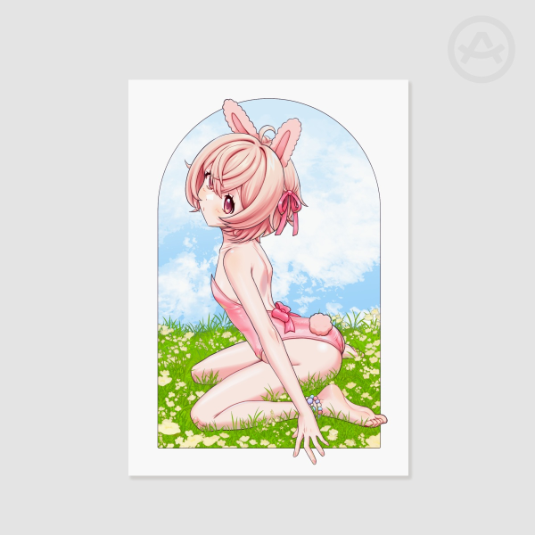 Bunnysuit Pippa Poster