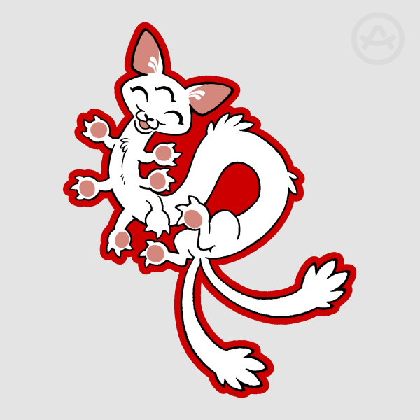 Xentipede Sticker Red