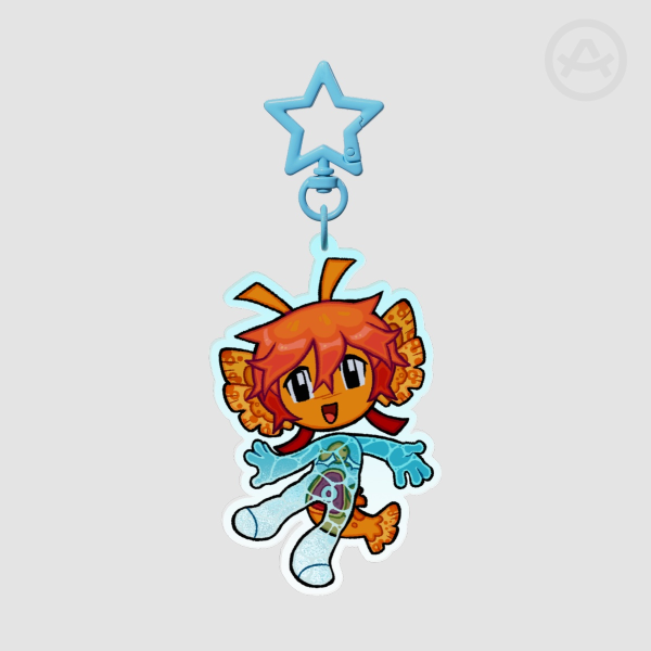 Kind and Curious Guppy | KEYCHAIN