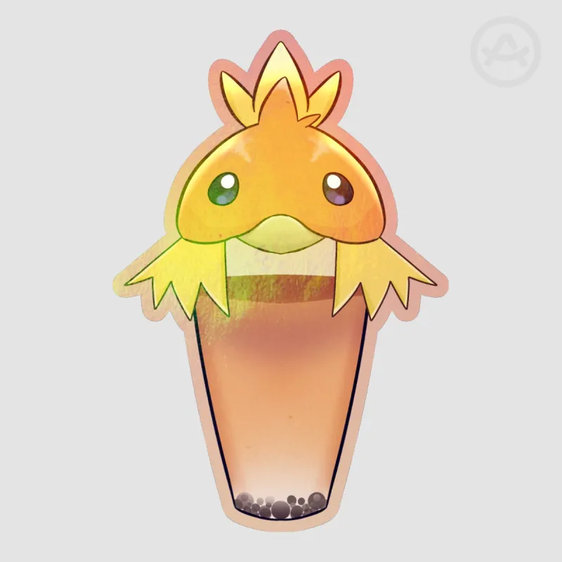 Torchic Cut Stickers by kiara fancy club - ACGGOODS