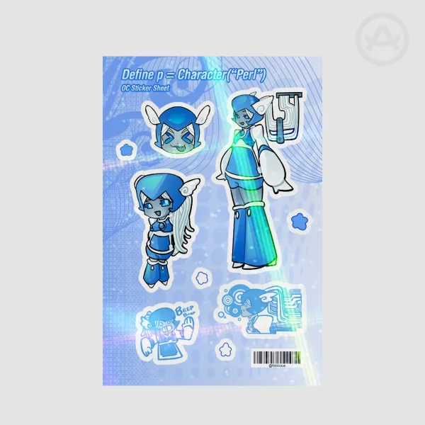 Character("Perl") | OC Sticker Sheet