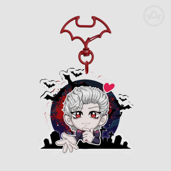 Astarion BG3 Baldur's Gate 3 Clear Acrylic Keychain