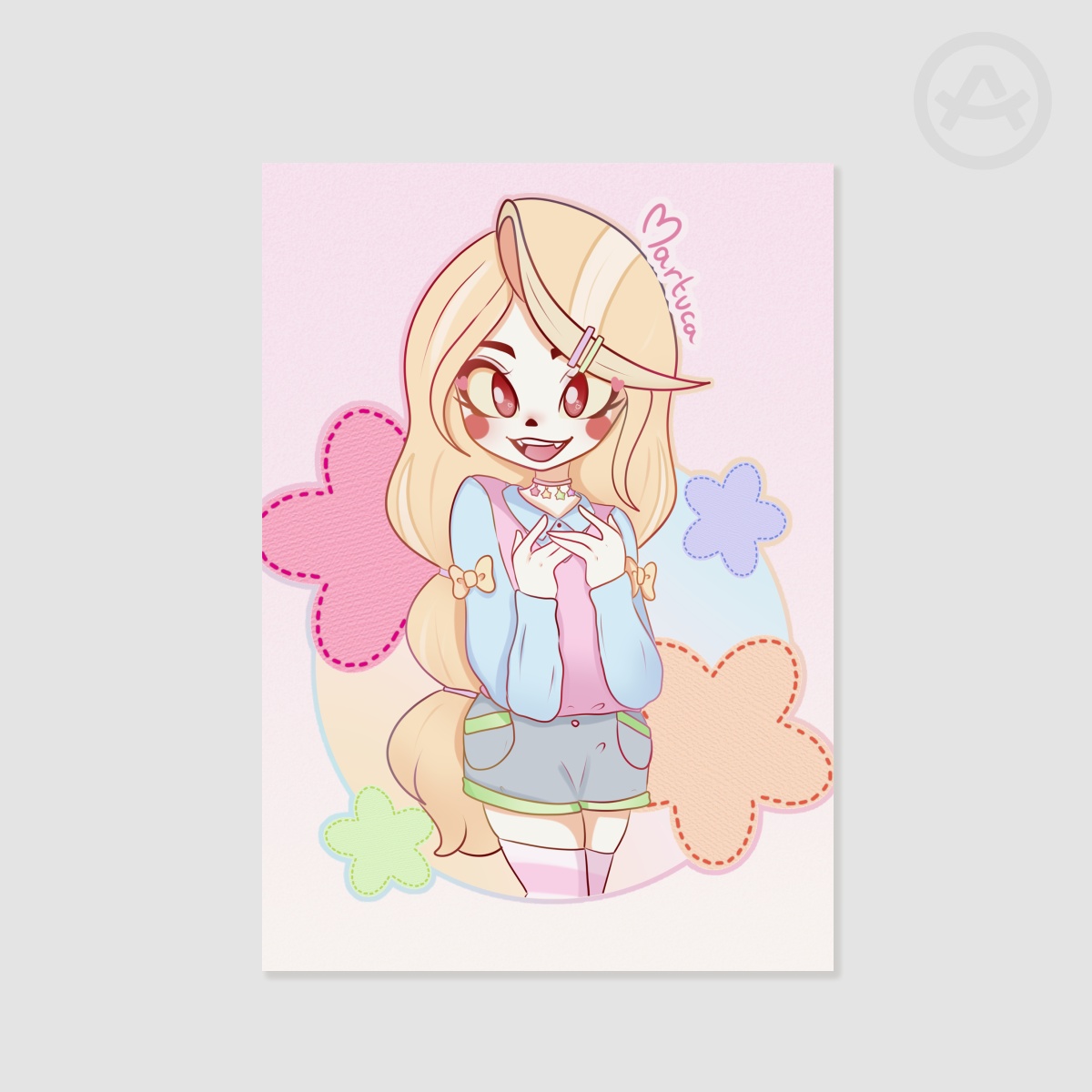 Pastel Charlie print
