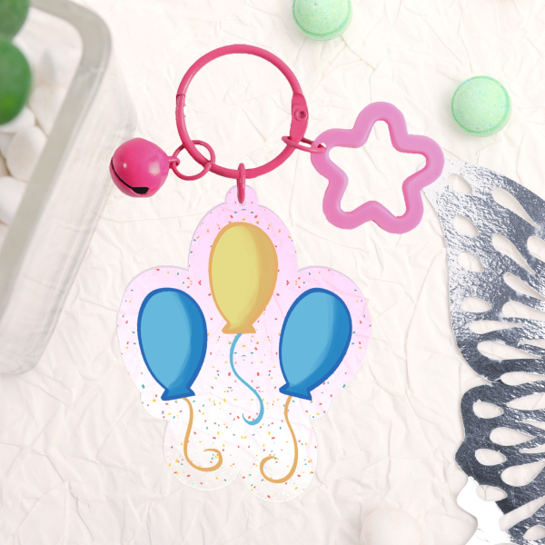 Pinky Pie Cutiemark keychain