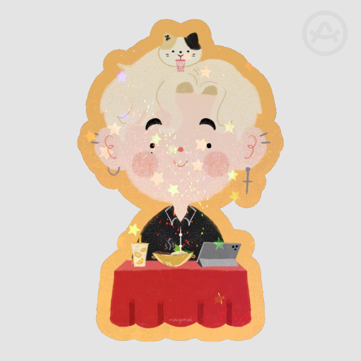 [Birthday Series] Ricky - Die-cut Sticker