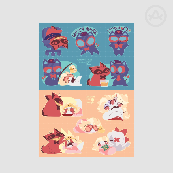 Lulu Voxxie Stickers Sheet