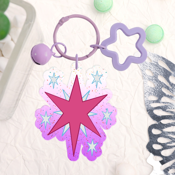 Twilight Cutiemark keychain