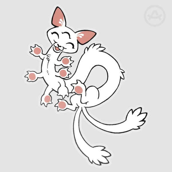 Xentipede Sticker | Transparent Border