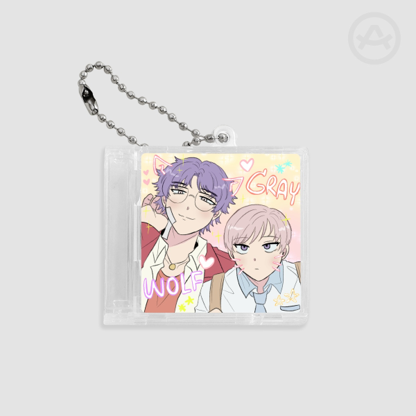 wolfgray CD Keychain