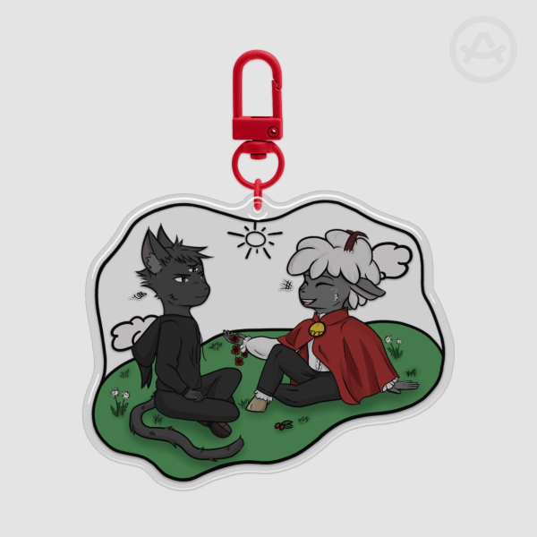 The lamb x Narinder keychain COTL