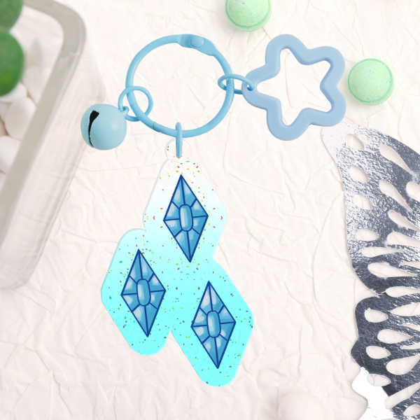 Rarity Cutiemark keychain