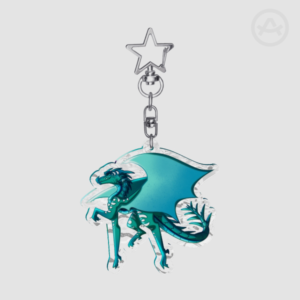 Frost Ripple Acrylic Keychains