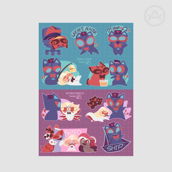 Voxxie Set Stickers Sheet