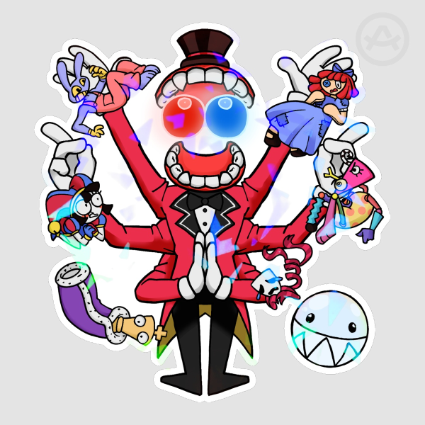 TADC - GOD Caine 5" Sticker