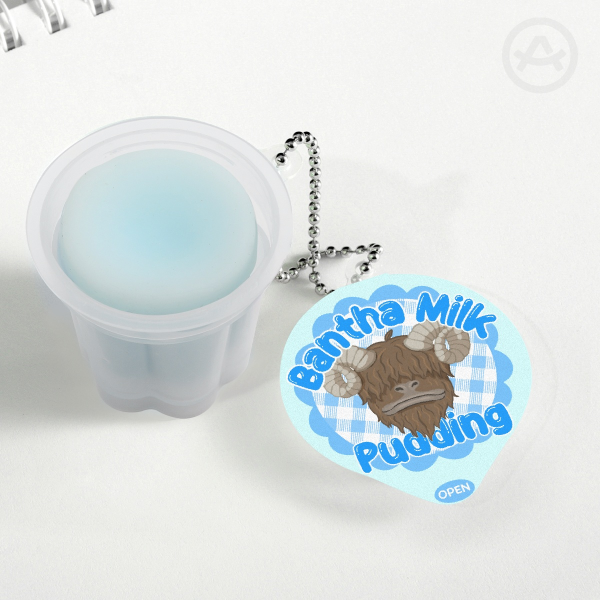 Bantha Milk Pudding Keychain