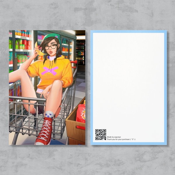 Killjoy Valorant Postcard